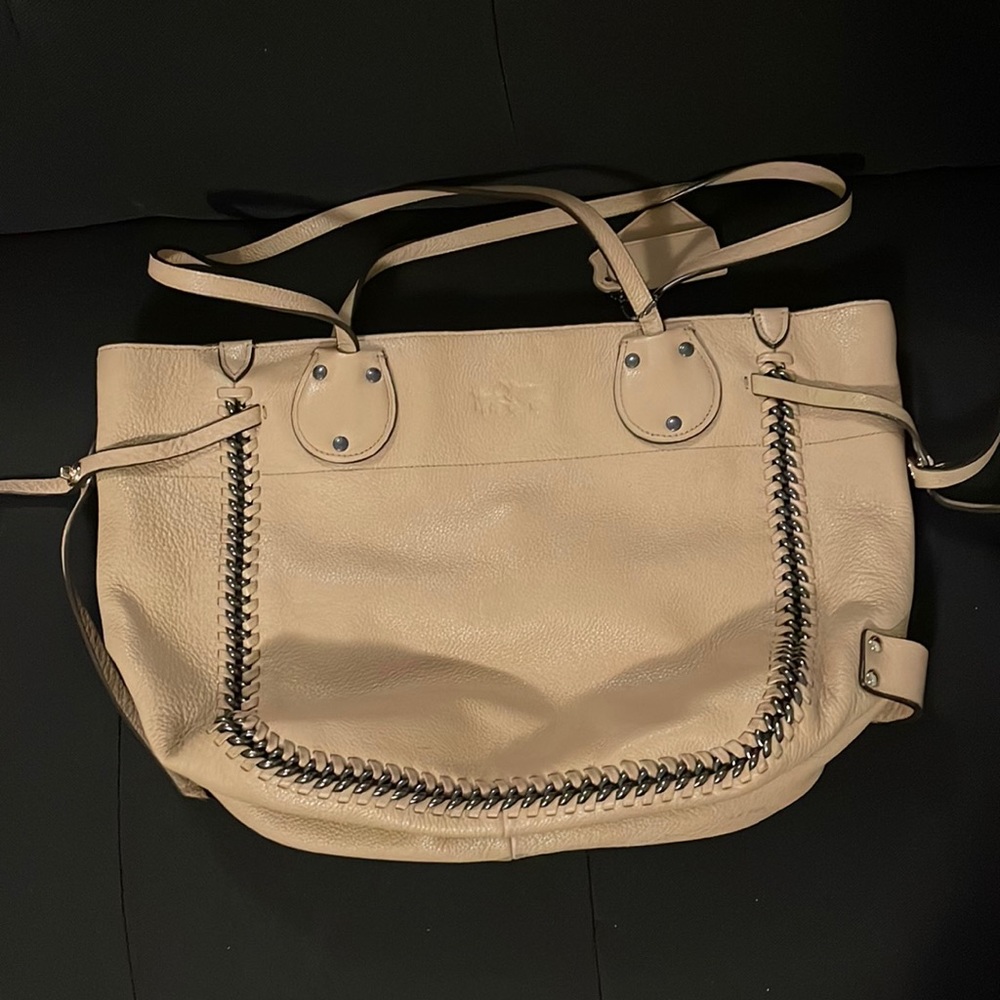 Coach whiplash chain tatum tote